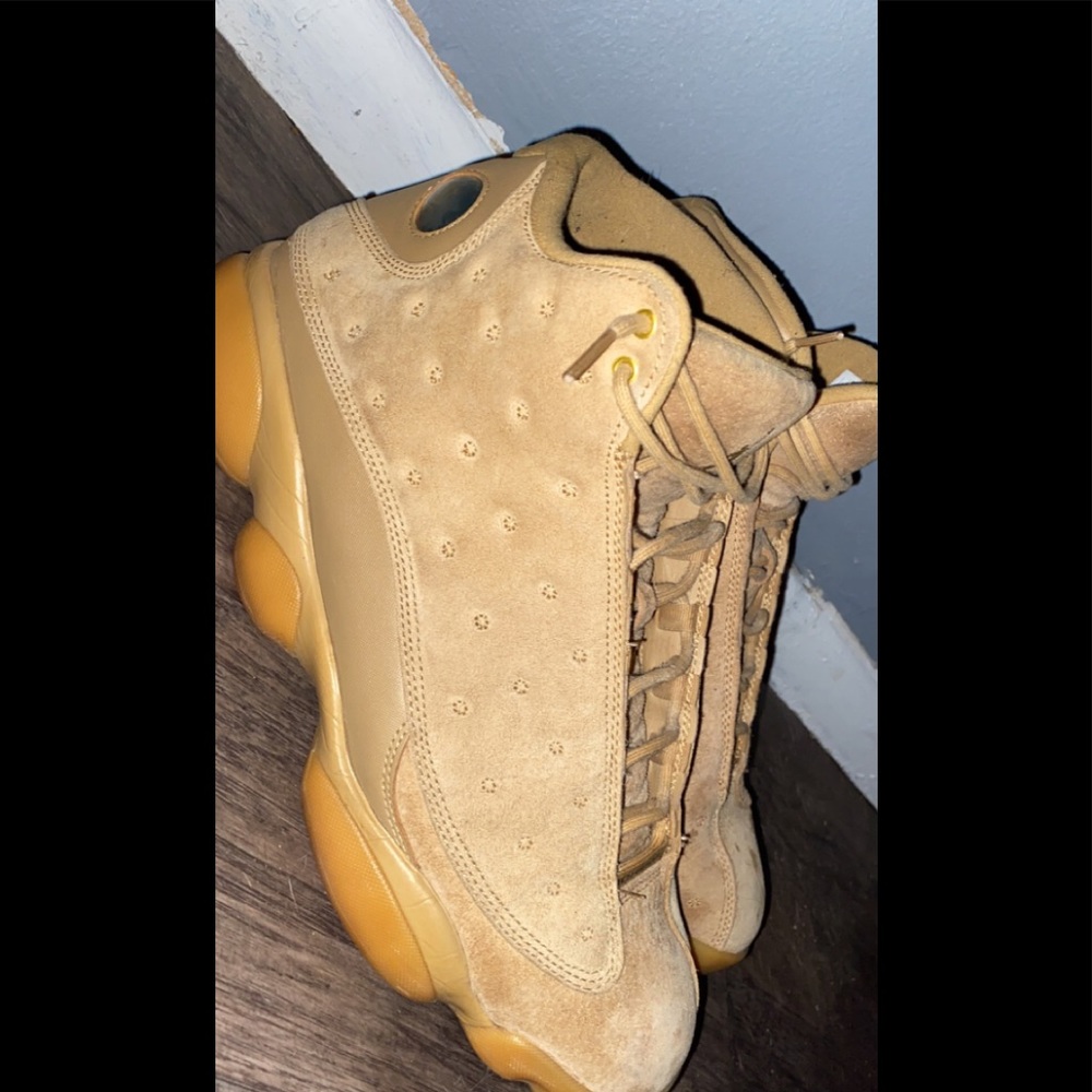 Retro Jordan’s wheat 13s